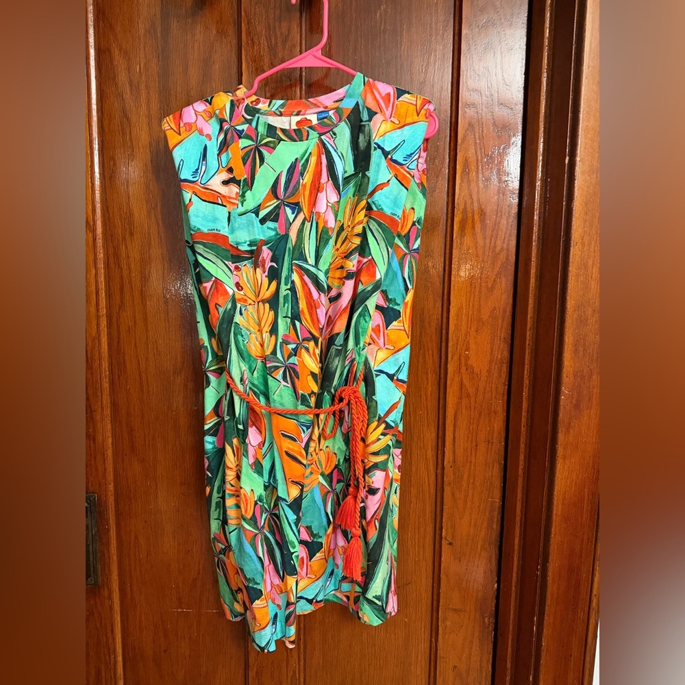 FARM Rio for Anthropologie Vibrant Floral Mini Dress